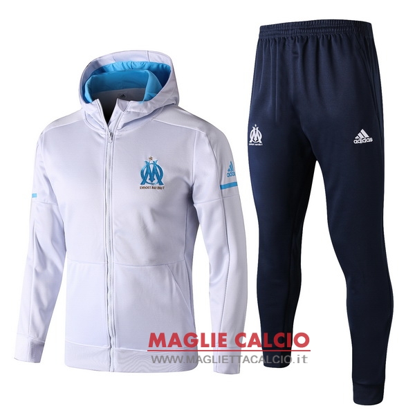 nuova marseille set completo bianco giacca 2017-2018