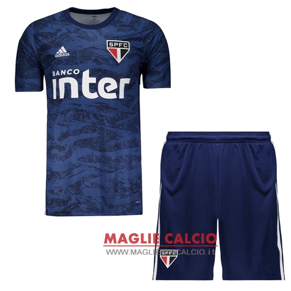 nuova magliette sao paulo bambino portiere 2019-2020 blu