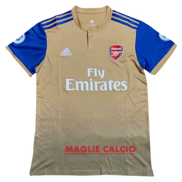 nuova formazione divisione magliette arsenal 2019-2020 giallo blu navy