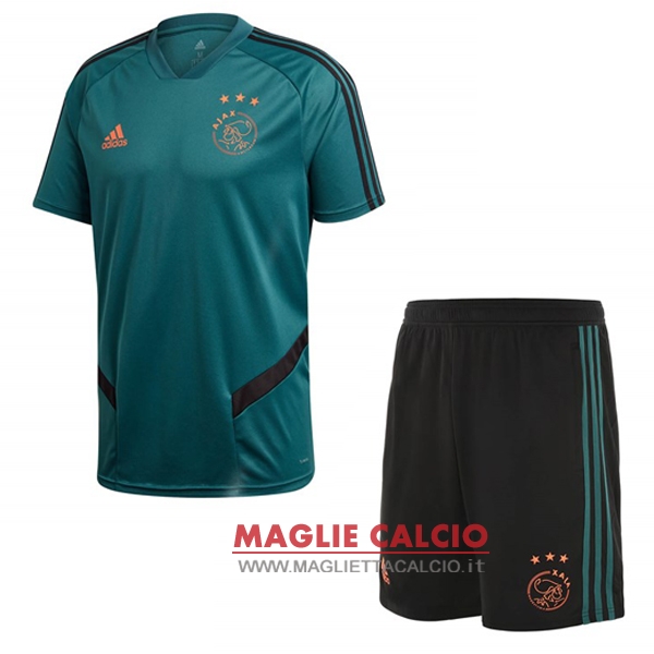 nuova formazione magliette ajax bambino 2019-2020 verde