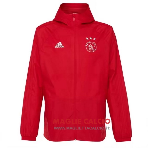 ajax rosso nuova giacca a vento 2018-2019