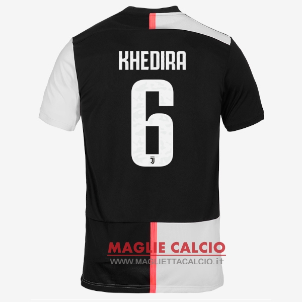 nuova maglietta juventus 2019-2020 khedira 6 prima