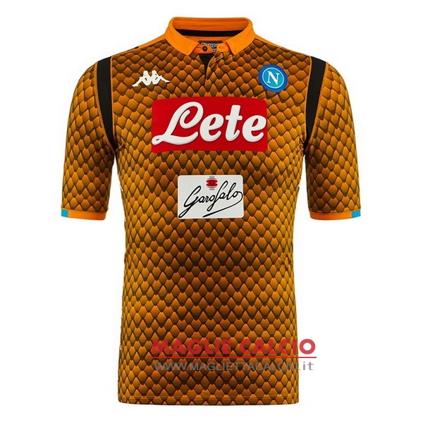 nuova magliette portiere napoli 2018-2019 arancione