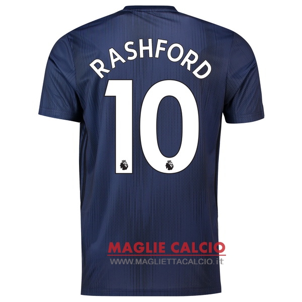 nuova maglietta manchester united 2018-2019 rashford 10 terza