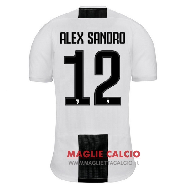 nuova maglietta juventus 2018-2019 alex sangro 12 prima