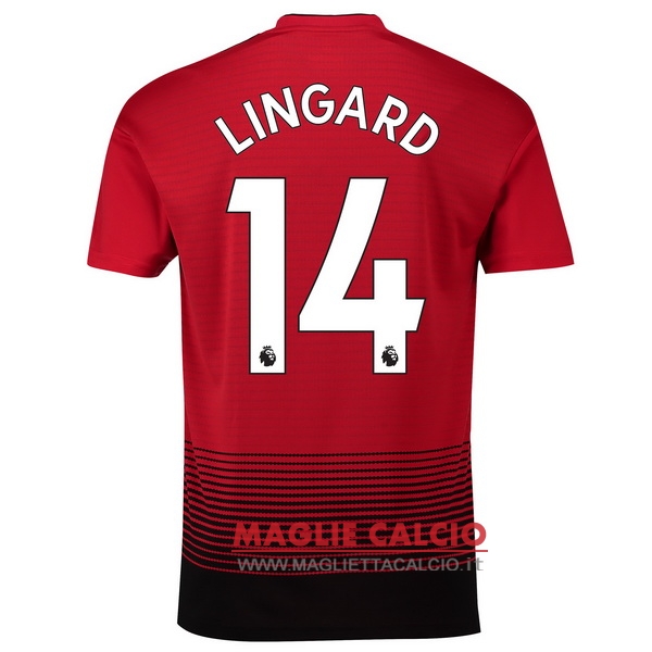 nuova maglietta manchester united 2018-2019 lingard 14 prima