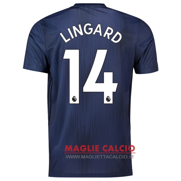 nuova maglietta manchester united 2018-2019 lingard 14 terza