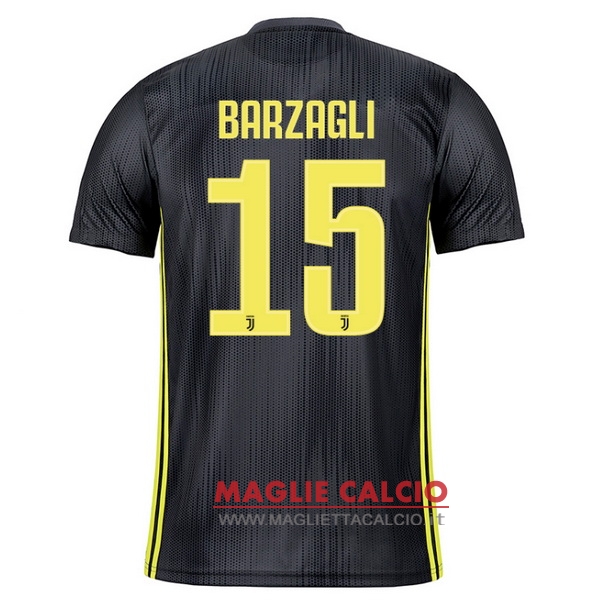 nuova maglietta juventus 2018-2019 barzagli 15 terza