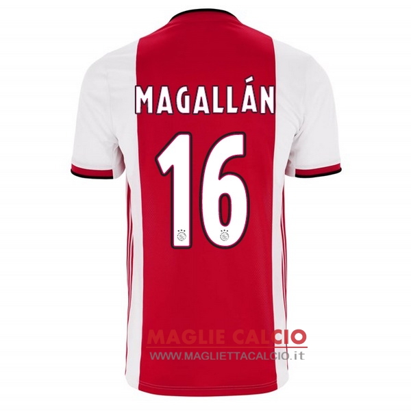 nuova maglietta ajax 2019-2020 magallan 16 prima