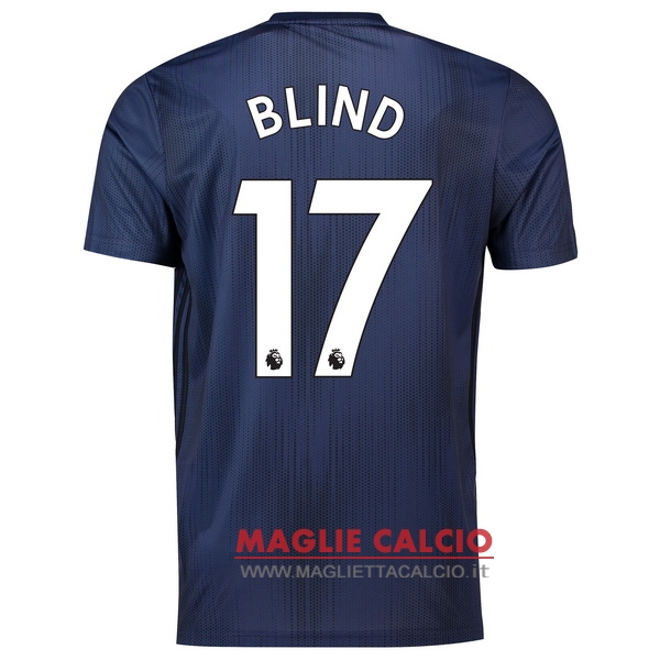nuova maglietta manchester united 2018-2019 blind 17 terza
