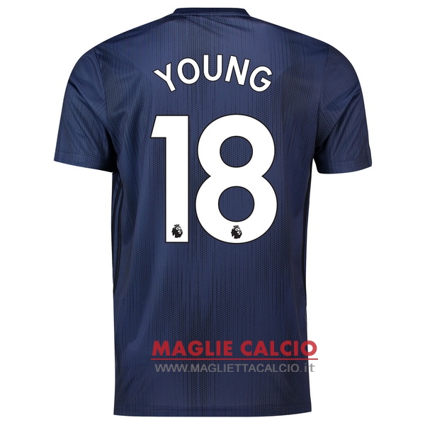 nuova maglietta manchester united 2018-2019 young 18 terza