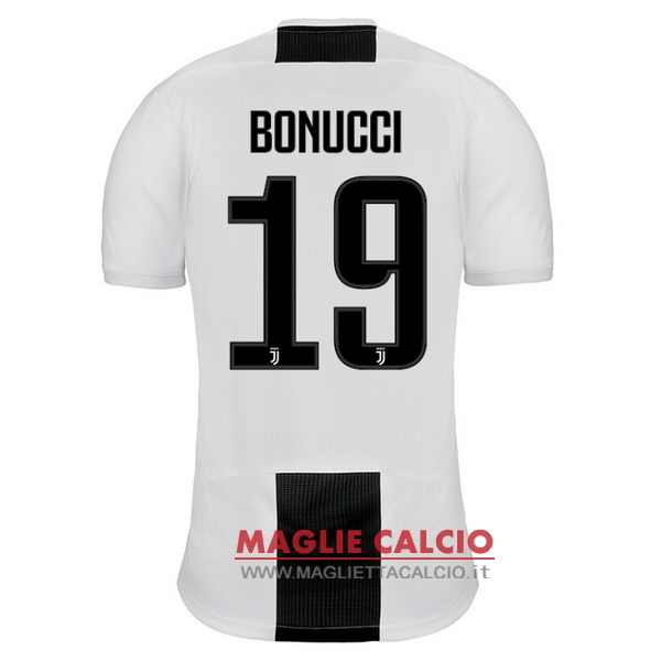 nuova maglietta juventus 2018-2019 bonucci 19 prima