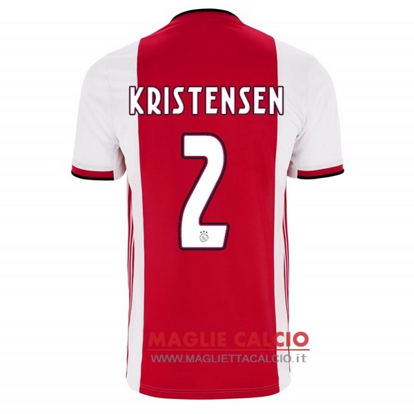 nuova maglietta ajax 2019-2020 kristensen 2 prima