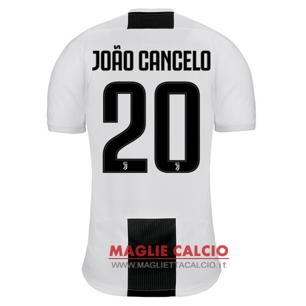 nuova maglietta juventus 2018-2019 joao cancelo 20 prima