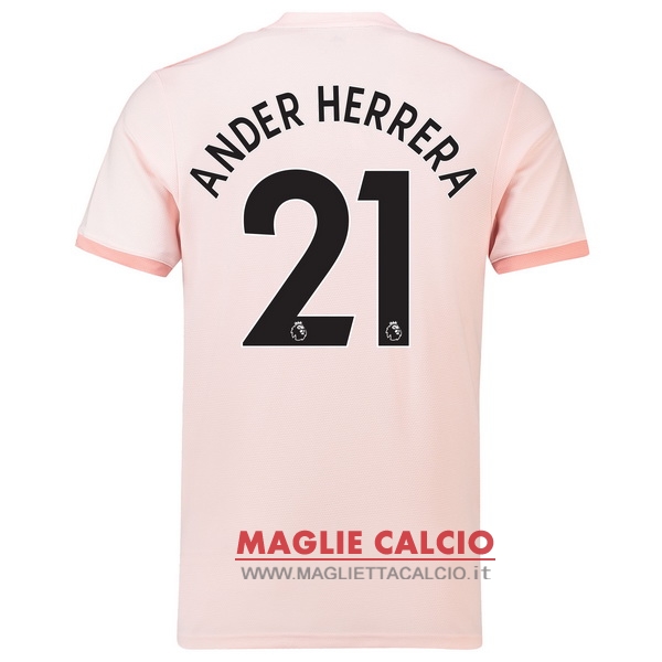 nuova maglietta manchester united 2018-2019 ander herrera 21 seconda