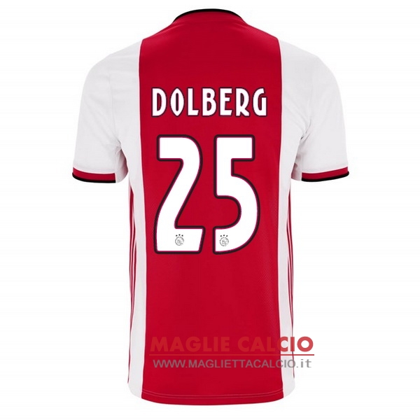 nuova maglietta ajax 2019-2020 dolberg 25 prima