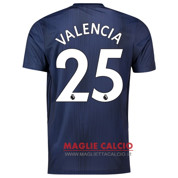 nuova maglietta manchester united 2018-2019 valencia 25 terza