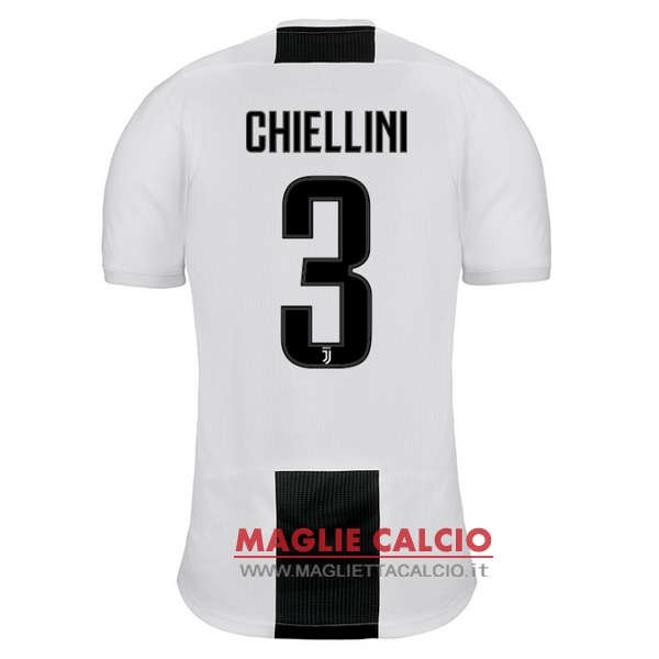 nuova maglietta juventus 2018-2019 chiellini 3 prima