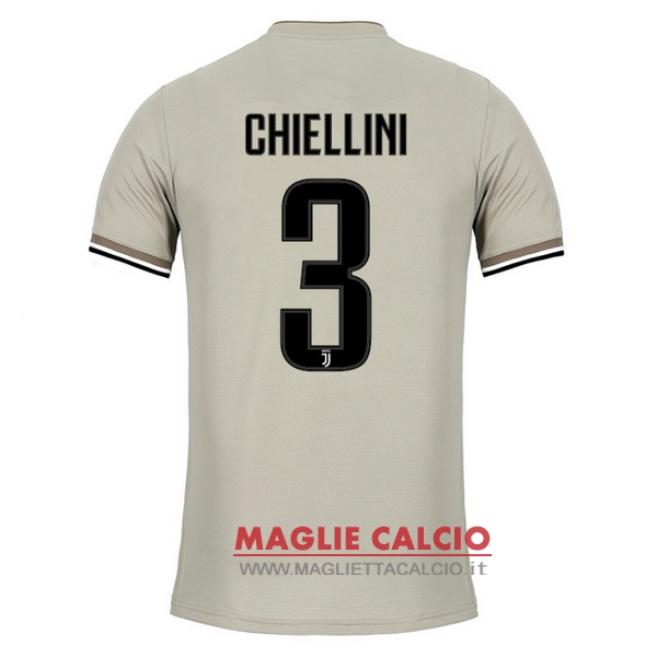 nuova maglietta juventus 2018-2019 chiellini 3 seconda
