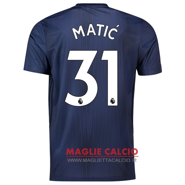 nuova maglietta manchester united 2018-2019 matic 31 terza