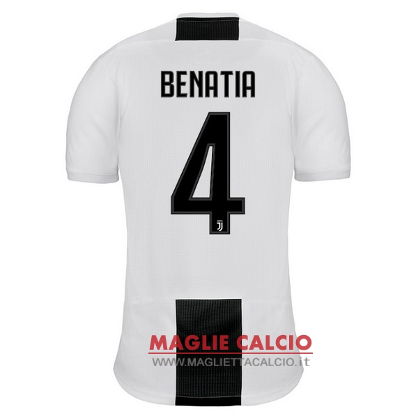 nuova maglietta juventus 2018-2019 benatia 4 prima