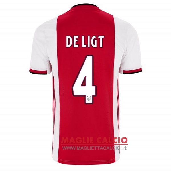 nuova maglietta ajax 2019-2020 de ligt 4 prima