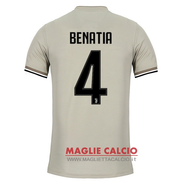 nuova maglietta juventus 2018-2019 benatia 4 seconda