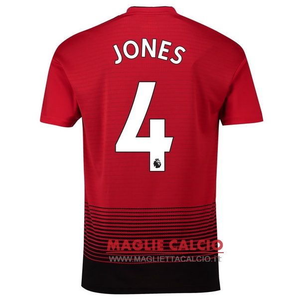 nuova maglietta manchester united 2018-2019 jones 4 prima