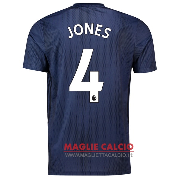 nuova maglietta manchester united 2018-2019 jones 4 terza