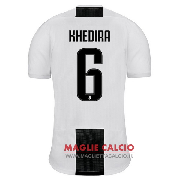 nuova maglietta juventus 2018-2019 khedira 6 prima
