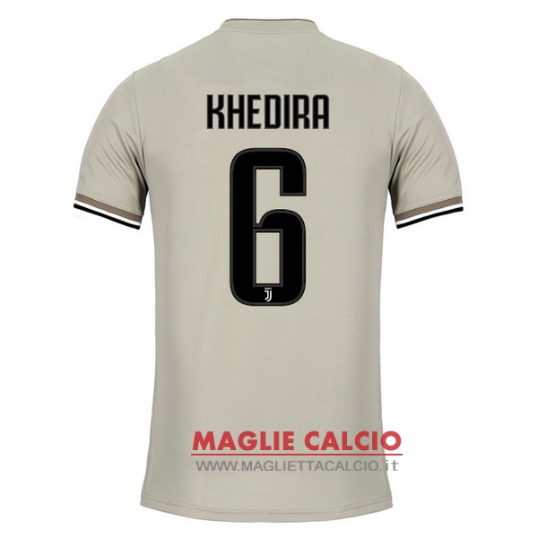 nuova maglietta juventus 2018-2019 khedira 6 seconda