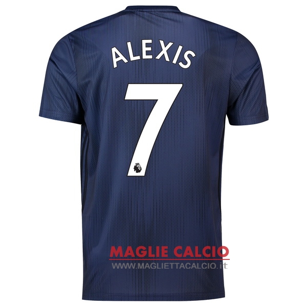 nuova maglietta manchester united 2018-2019 alexis 7 terza