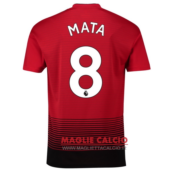 nuova maglietta manchester united 2018-2019 mata 8 prima