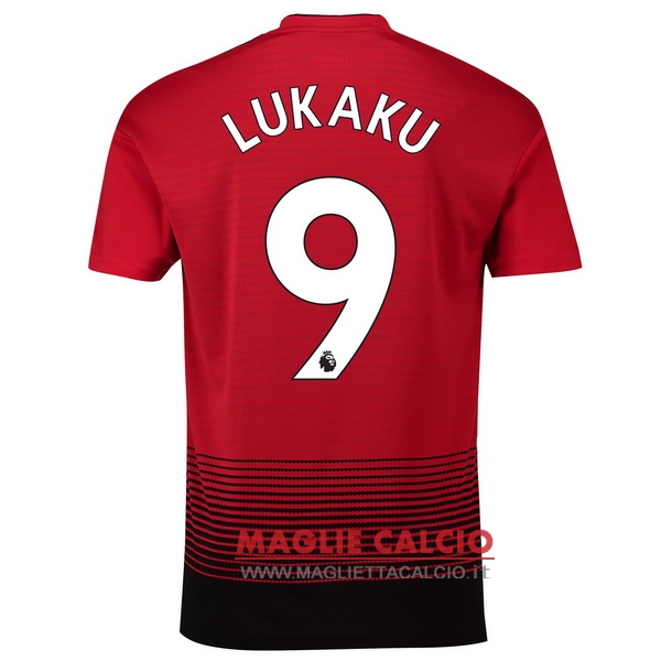nuova maglietta manchester united 2018-2019 lukaku 9 prima