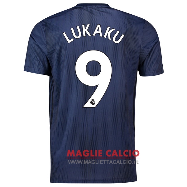 nuova maglietta manchester united 2018-2019 lukaku 9 terza