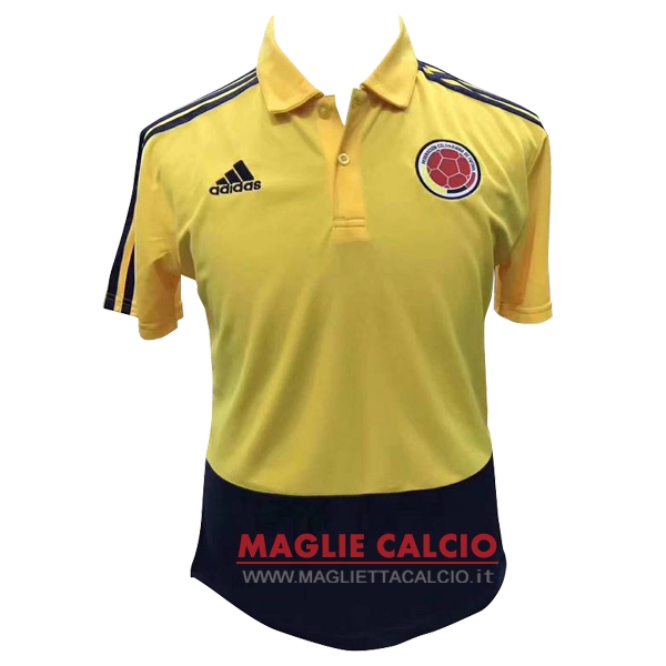 columbia giallo blu magliette polo nuova 2018