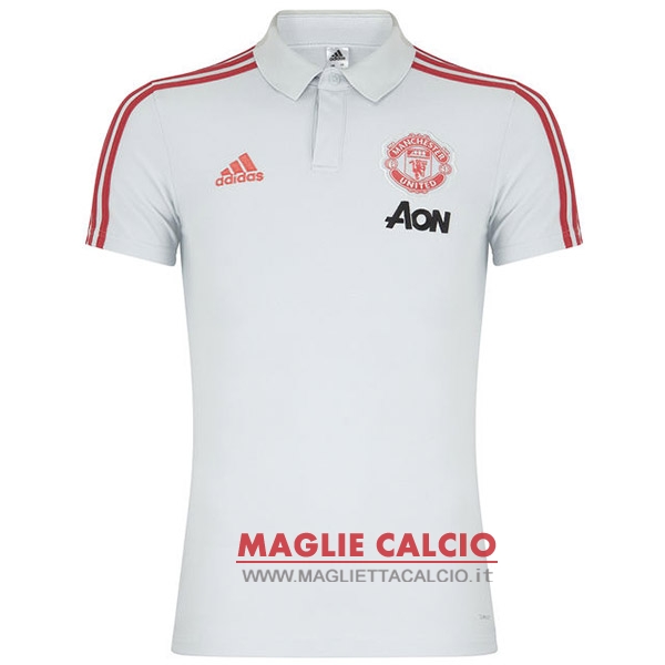 manchester united bianco magliette polo nuova 2019-2020