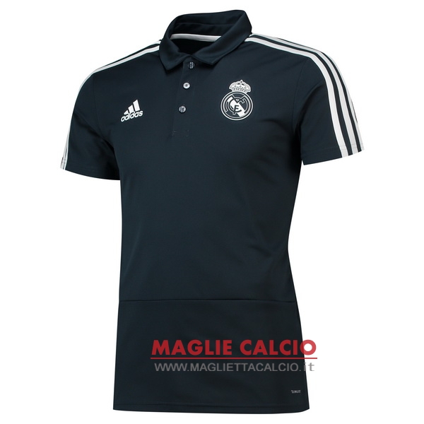 real madrid nero magliette polo nuova 2018-2019