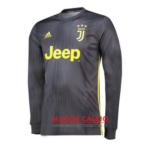 nuova terza divisione magliette manica lunga juventus 2018-2019