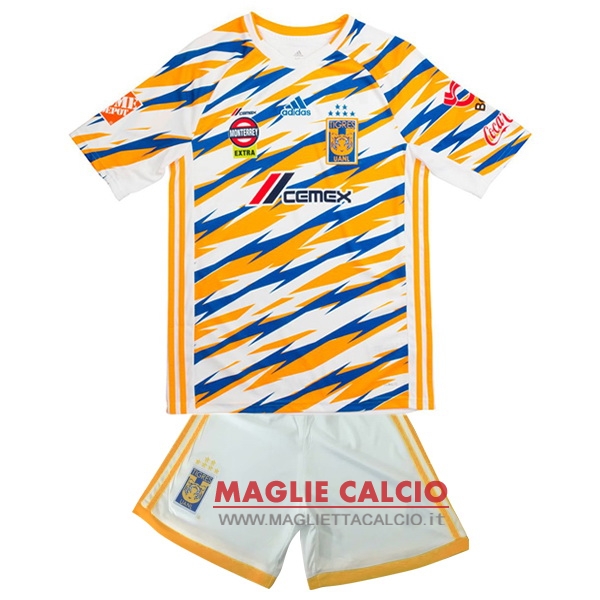 nuova terza maglietta set completo tigres bambino 2019-2020