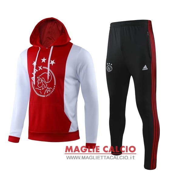 nuova ajax set completo rosso bianco giacca 2019-2020
