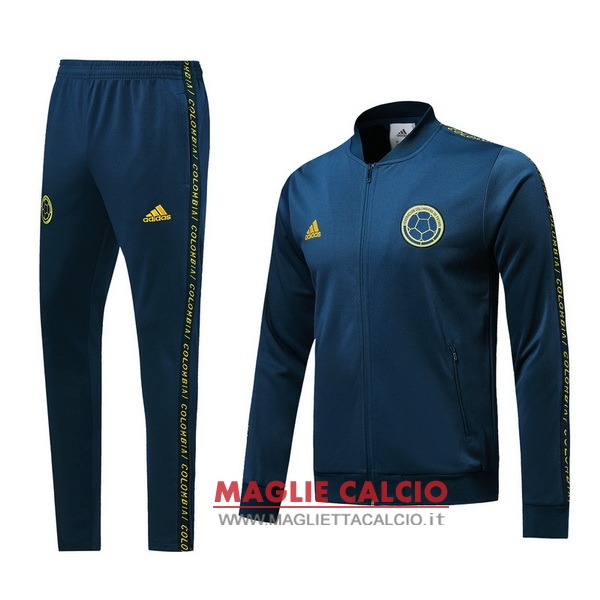 nuova columbia insieme completo blu nero giacca 2019