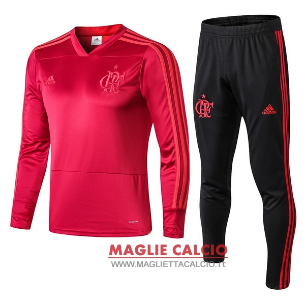 nuova flamengo insieme completo rosso giacca 2018-2019