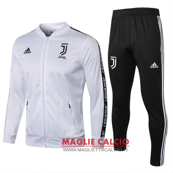 nuova juventus set completo bianco woolen giacca 2018-2019