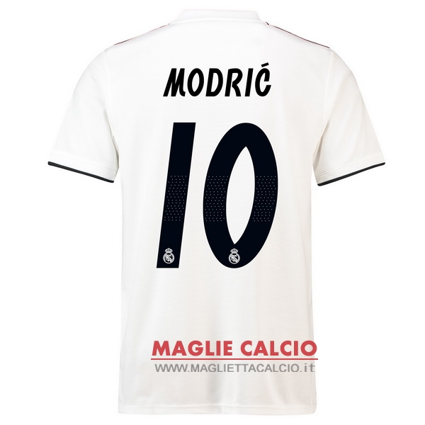 nuova maglietta real madrid 2018-2019 modric 10 prima