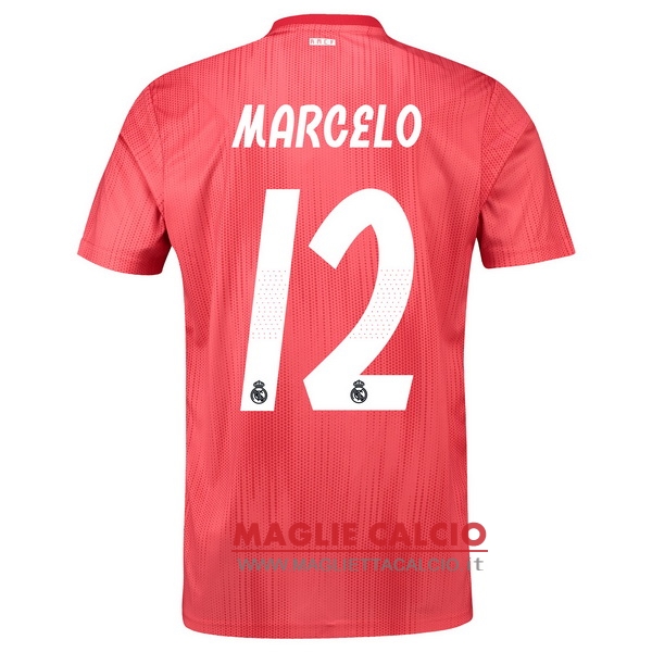 nuova maglietta real madrid 2018-2019 marcelo 12 terza