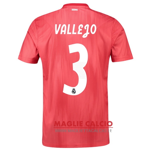 nuova maglietta real madrid 2018-2019 vallejo 3 terza