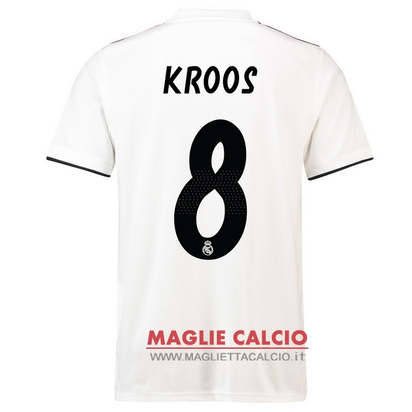 nuova maglietta real madrid 2018-2019 kroos 8 prima