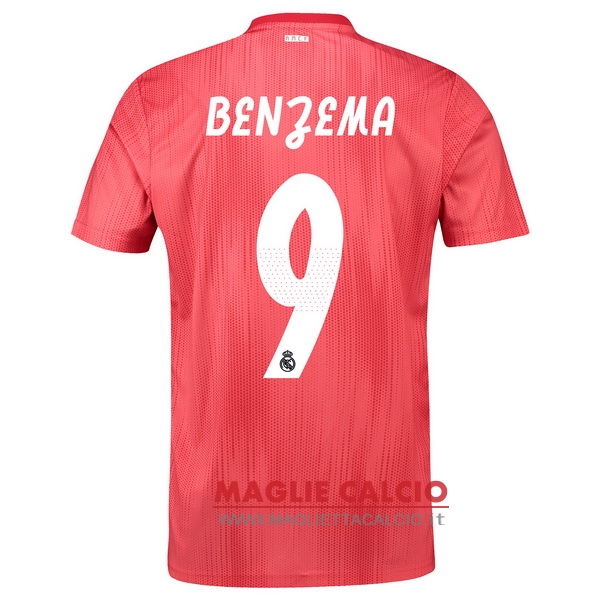 nuova maglietta real madrid 2018-2019 benzema 9 terza