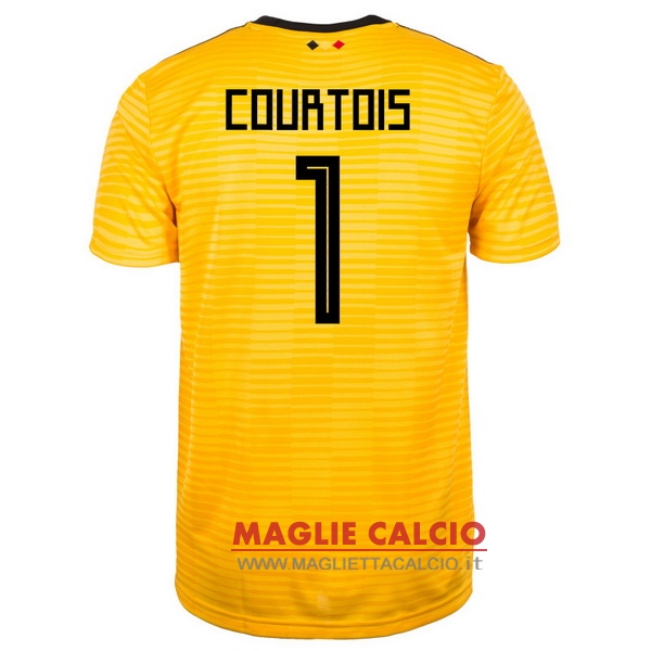 nuova maglietta belgio 2018 courtois 1 seconda